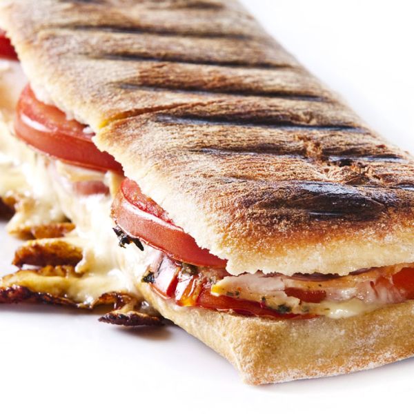 Montadito en Plancha-Grill Profesional. Lisa y Ranurada
