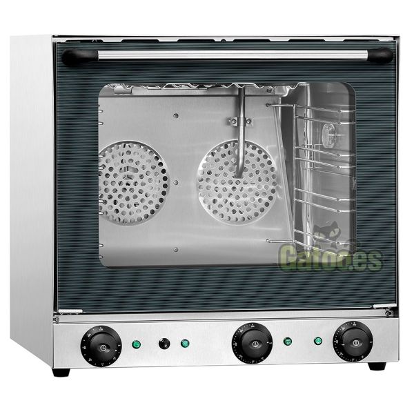 Horno Profesional de Conveccion de 63 litros. Con Vapor y Grill. Para 4 Bandejas