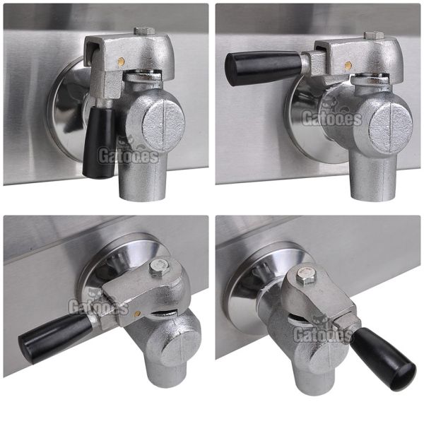 Válvulas de la Freidora Profesional a Gas 18 litros