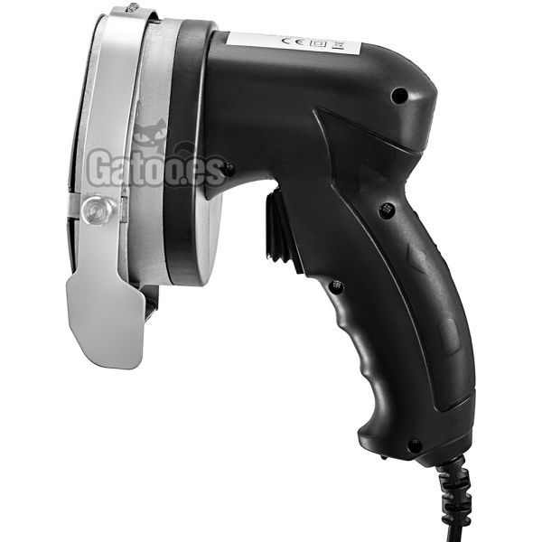 Vista lateral Cuchillo eléctrico para Kebab. Profesional para Döner Kebap
