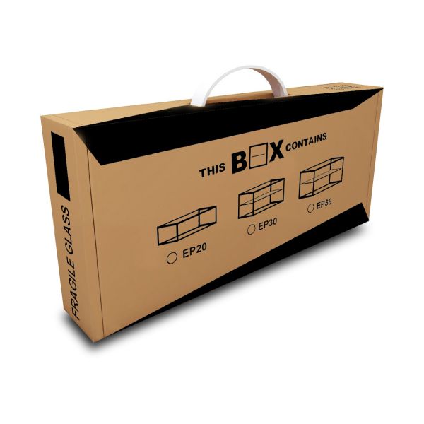 Caja de la Vitrina Expositora Neutra Sayl EP36