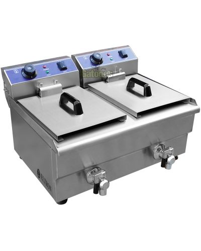 Freidora Profesional doble cesta 20 litros (10+10)