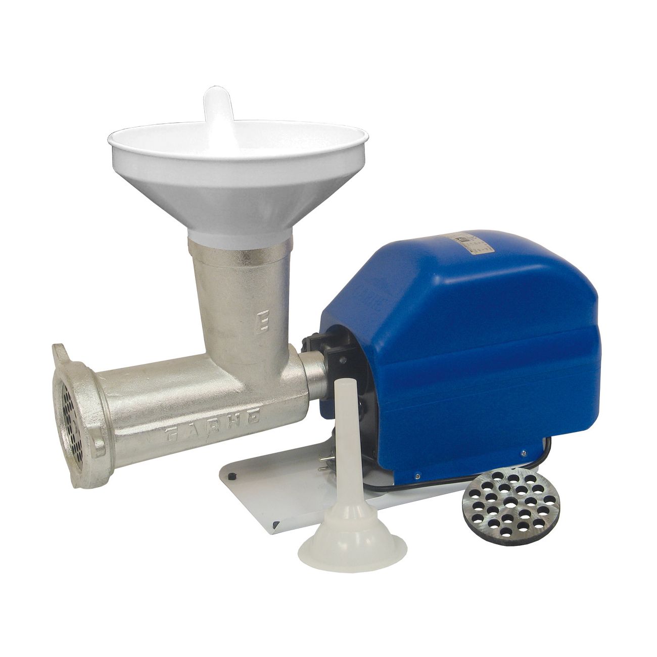 Picadora de Carne Industrial y Embutidora 487 (Cabezal 32 cm.)