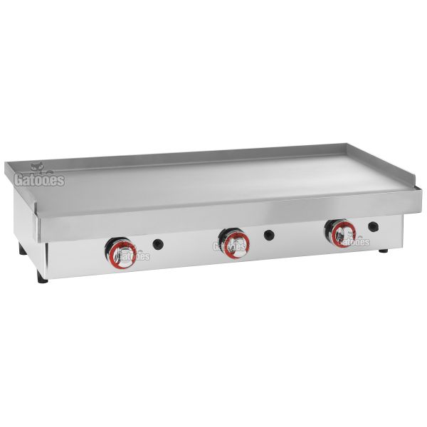 Plancha a Gas Profesional de 100 cm de ancho (Abollada base derecha) OUTLET
