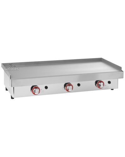 Plancha a Gas Profesional de 100 cm de ancho (Abollada base derecha) OUTLET