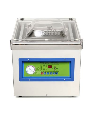 Vista cerrada de la Envasadora de Vacío Profesional de Campana EV301. Barra Sellado 30 cm.