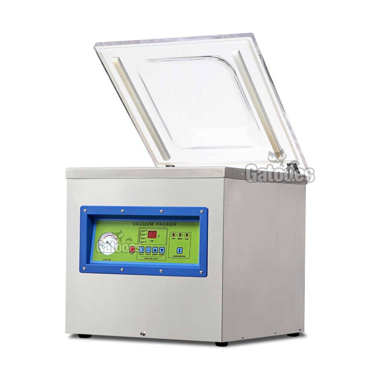 Envasadora de Vacío Profesional de Campana EV402. 2 Barras Sellado 40 cm.