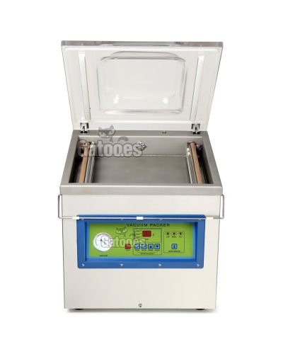 Vista superior de la Envasadora de Vacío Profesional de Campana EV402. 2 Barras Sellado 40 cm. Vista superior de la Envasadora de Vacío Profesional de Campana EV402. 2 Barras Sellado 40 cm.