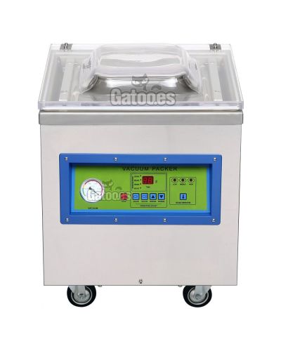 Frontal de la Envasadora de Vacío Profesional de Campana EV502. 2 Barras Sellado 50 cm. Frontal de la Envasadora de Vacío Profesional de Campana EV502. 2 Barras Sellado 50 cm.