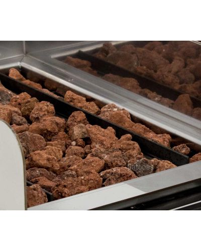 Piedra Volcánica para Parrilla Vasca de Gas, barbacoa. Ancho 33 cm.