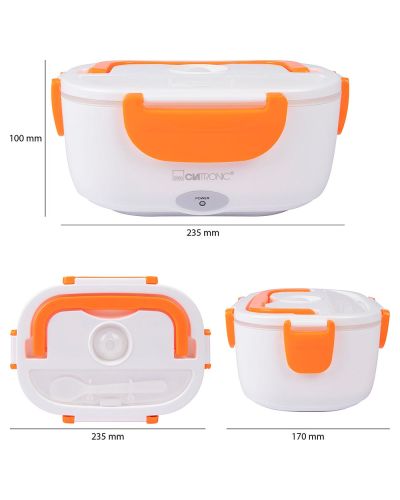 Fiambrera eléctrrica Clatronic - medidas