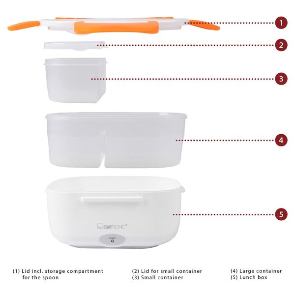 Fiambrera eléctrrica Clatronic - accesorios