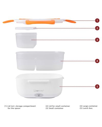 Fiambrera eléctrrica Clatronic - accesorios