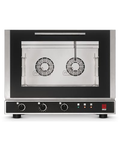 Horno para Pastelería, Panadería y Cocina con 4 bandejas de 60x40 y con vapor. EKA