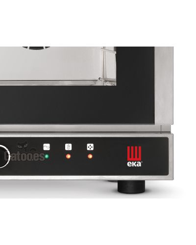 Panel del Horno para Pastelería, Panadería y Cocina con 4 bandejas de 60x40 y con vapor. EKA