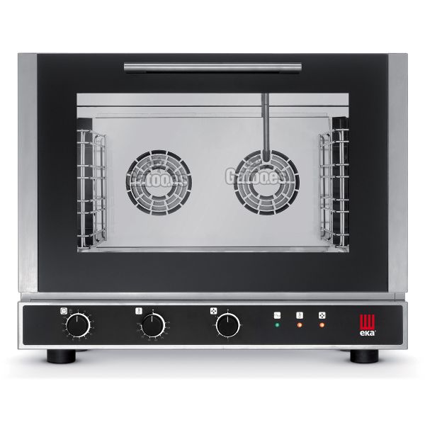 Horno de Cocina profesional de 4 bandejas gastronorm 53x33 con vapor. EKA