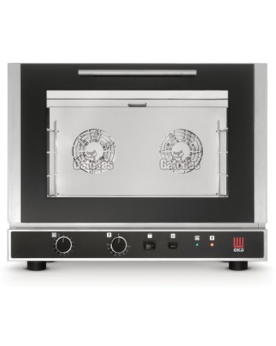 Horno de Cocina profesional con 4 bandejas de 60x40. Con Humidificación y Grill. EKA