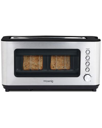 Tostadora de pan H.Koenig VIEW7. Con Cristal transparente.