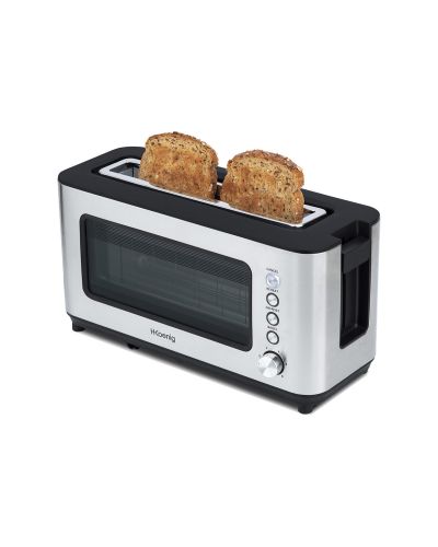 Tostadora de pan H.Koenig VIEW7. Con Cristal transparente. Para 2 rebanadas.