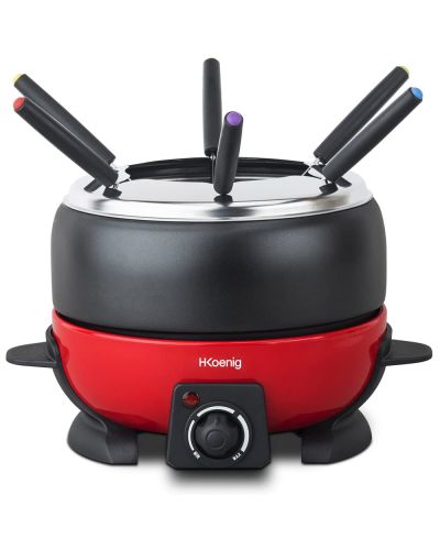 Fondue H.Koenig ALP1800. Para 6 personas. Tenedores incluidos.