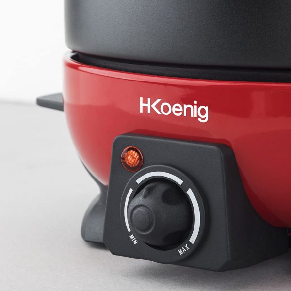 Fondue H.Koenig ALP1800. Para 6 personas. Temperatura de 25ºC hasta 190ºC.