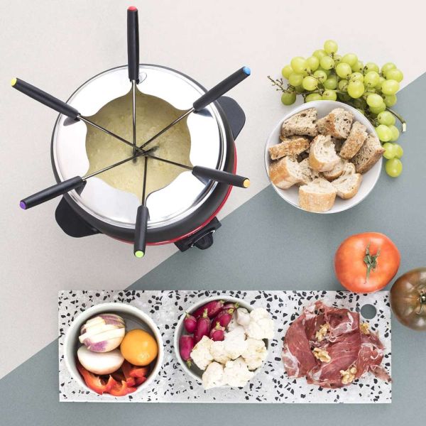 Fondue H.Koenig ALP1800. Para 6 personas. Fondues saladas o dulces.