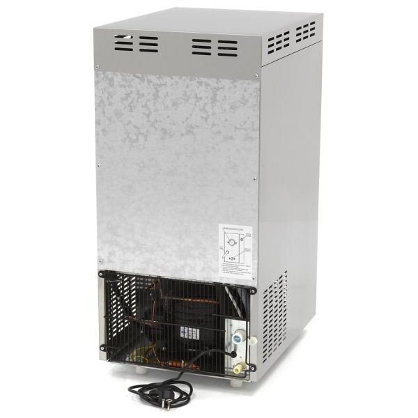 Vista trasera de la Máquina de hacer Hielo Picado Profesional Crush 85