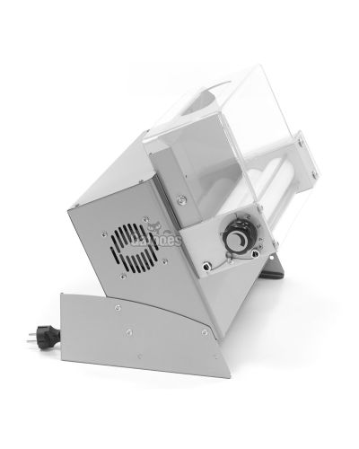 Vista lateral Formadora de Pizza Profesional Simple para Pizzas de 30 cm. SP32 Vista lateral Formadora de Pizza Profesional Simple para Pizzas de 30 cm. SP32