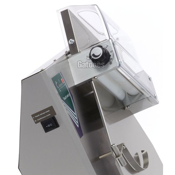 Formadora de Pizza Doble para Pizzas de 40 cm. Automática DP42A con regulador de grosor