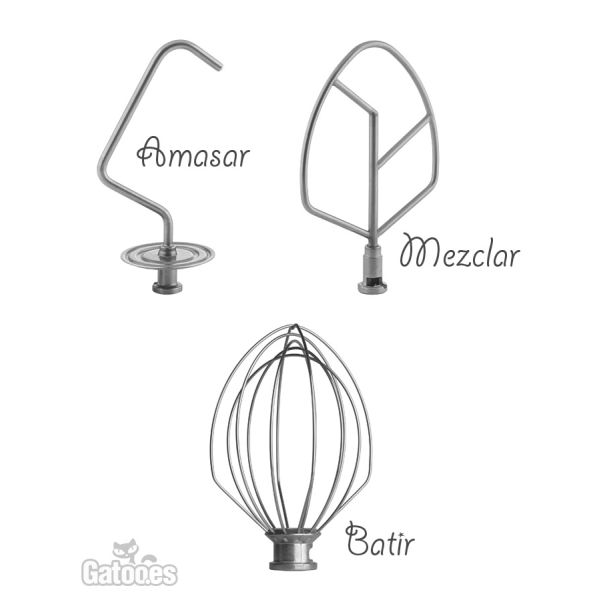 Accesorios de la Amasadora Profesional de 10 litros Malka (Reacondicionada)