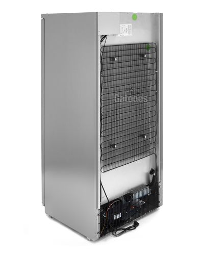 Vista trasera Congelador Vertical Profesional 600 Litros. Alto 187 x Ancho 77 cm.
