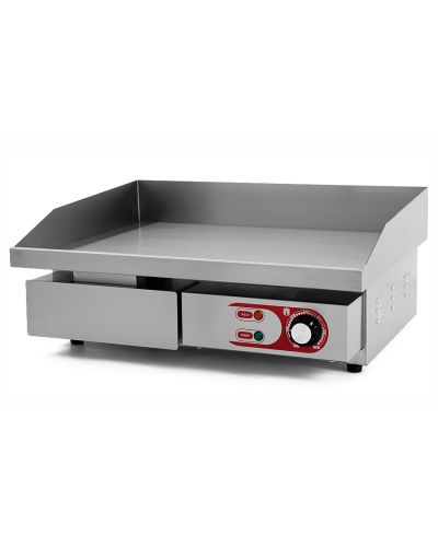 Plancha Eléctrica de Cocina Profesional Eltron. Ancho 55 cm. (de Cromoduro) (OUTLET Reacondicionado)