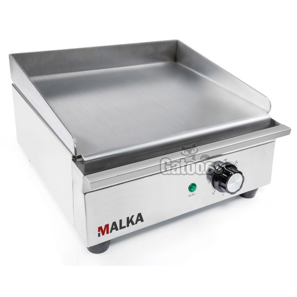 Plancha Eléctrica de Cocina Profesional Malka. Ancho 32 cm. (OUTLET Reacondicionado - Taras)