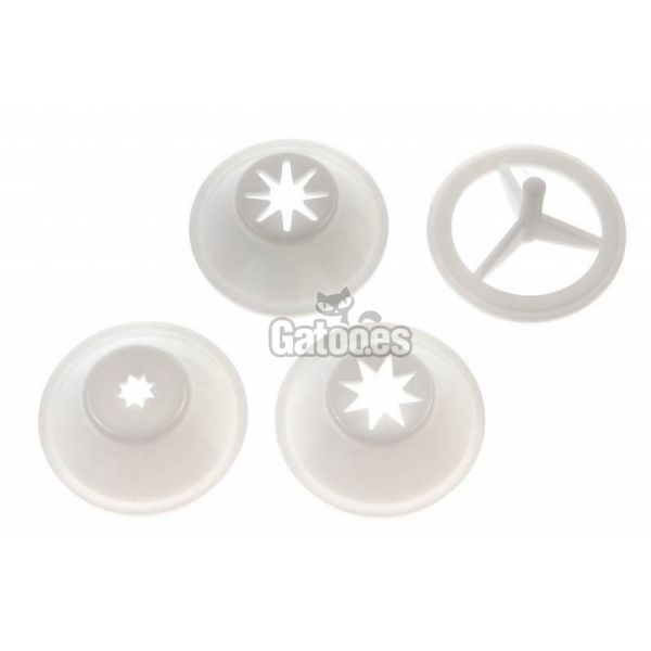 Boquillas Churros para Churrera Embutidora Vertical Inox 10, 12 o 15 Litros CP28