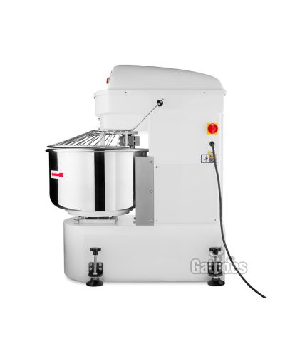 Vista lateral de la Amasadora Espiral Industrial de 200 litros S200