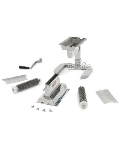 Ablandador de carne Tenderizer. 2 Rodillos con 27 Cuchillas - 125 mm. Desmontable
