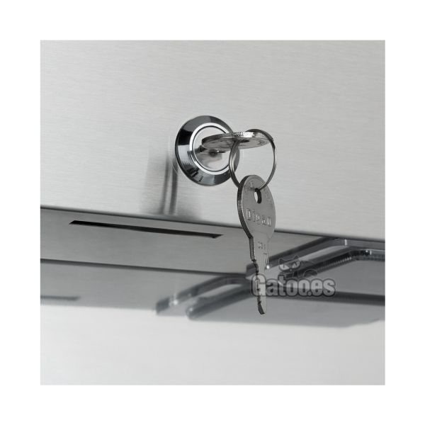 Frigorífico Vertical Profesional Lux 400-600 Litros Inox. Para Bandejas GN. Alto 200 x Ancho 68 cm. Con cerradura