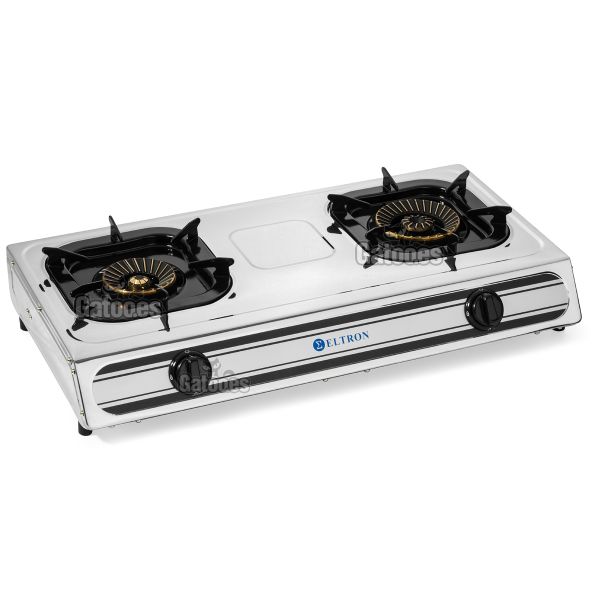 Cocina de Gas de 2 Fuegos. Con Termopar. (OUTLET Reacondicionado)
