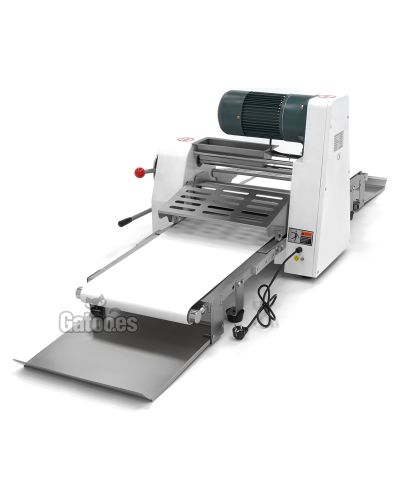 Vista lateral Laminadora de masa Industrial de Cinta de 52 cm. De sobremesa MS252