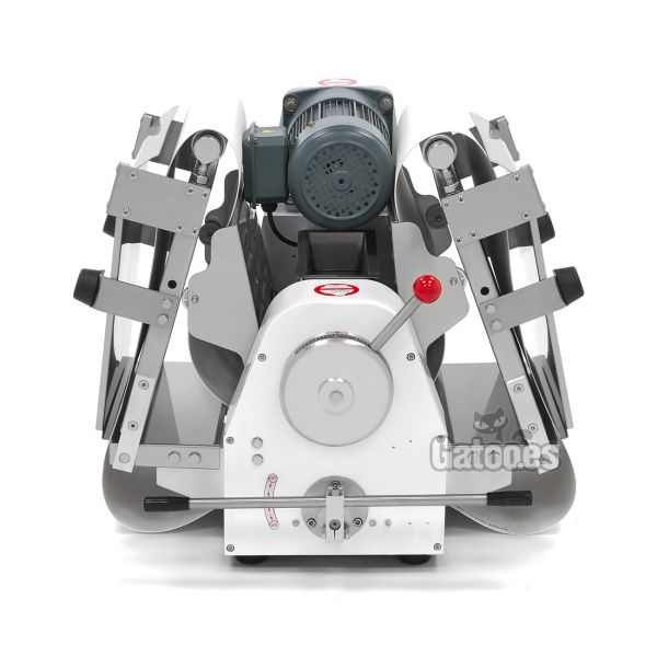 Vista plegada Laminadora de masa Industrial de Cinta de 52 cm. De sobremesa MS252