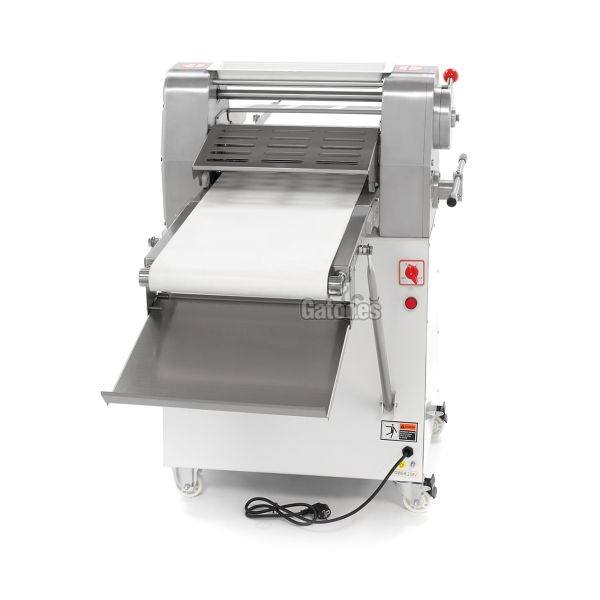 Vista lateral Laminadora de masa Industrial de Cinta de 52 cm. De suelo SL452