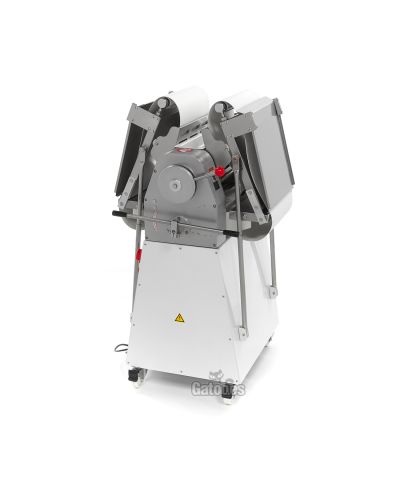 Vista plegada Laminadora de masa Industrial de Cinta de 52 cm. De suelo SL452 Vista plegada Laminadora de masa Industrial de Cinta de 52 cm. De suelo SL452