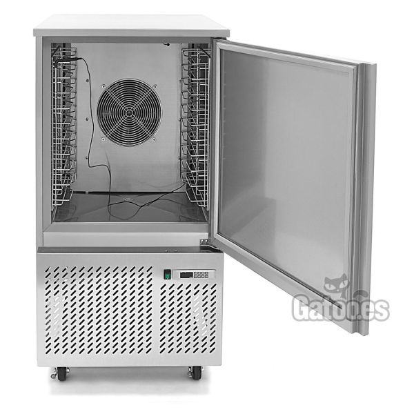 Puerta abierta Abatidor de Temperatura Profesional para 10 bandejas 1/1 GN o 60x40