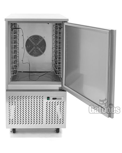 Puerta abierta Abatidor de Temperatura Profesional para 10 bandejas 1/1 GN o 60x40