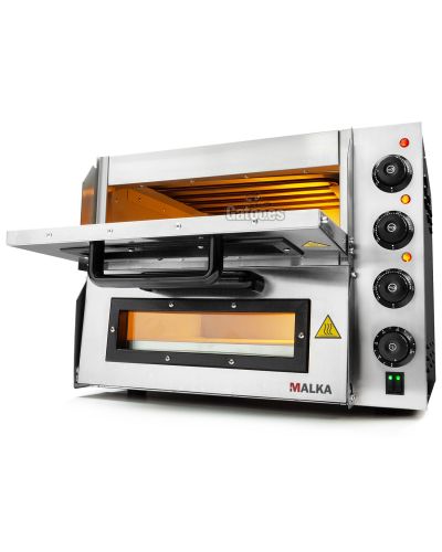 Horno para 2 Pizzas de 38 cm. Napoli 3822 (OUTLET Reacondicionado) abierto Horno para 2 Pizzas de 38 cm. Napoli 3822 (OUTLET Reacondicionado) abierto