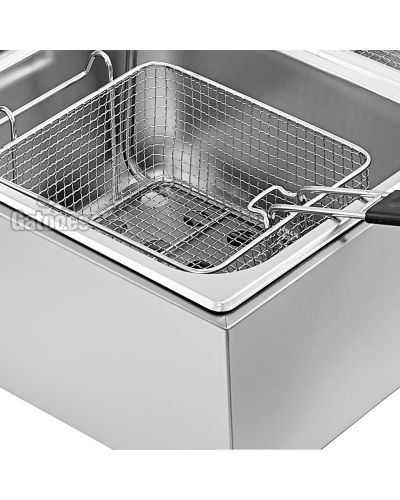 Detalle de Freidora doble cesta 16 litros Malka FED16
