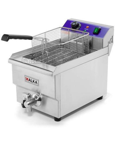 Freidora 12 litros Malka FES12 abierta