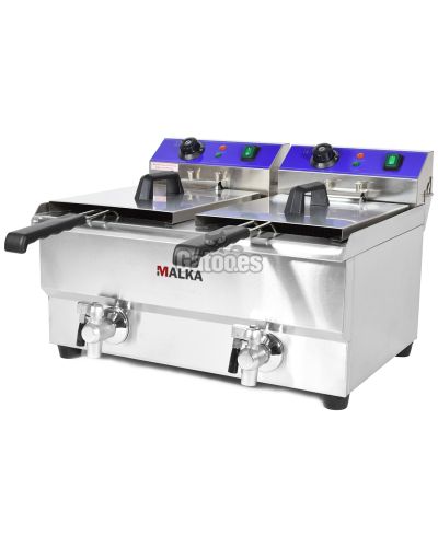 Freidora 12+12 litros Malka FED24