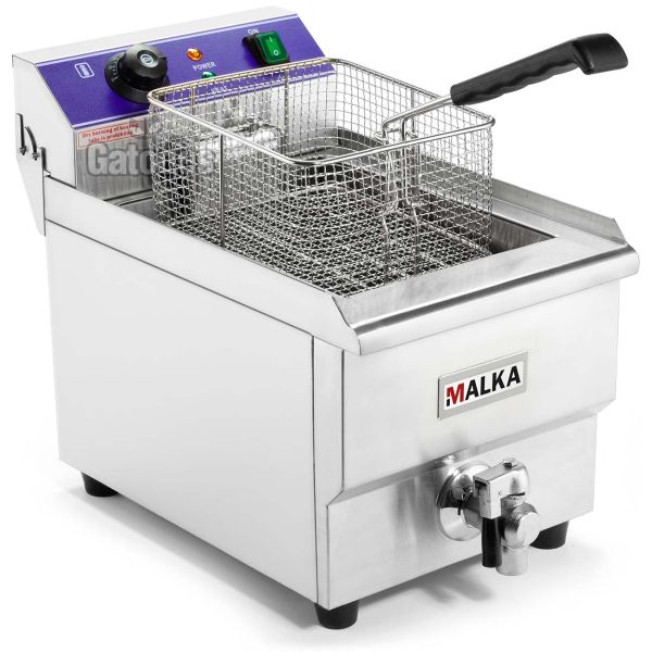 Freidora 16 litros Malka FES16 abierta