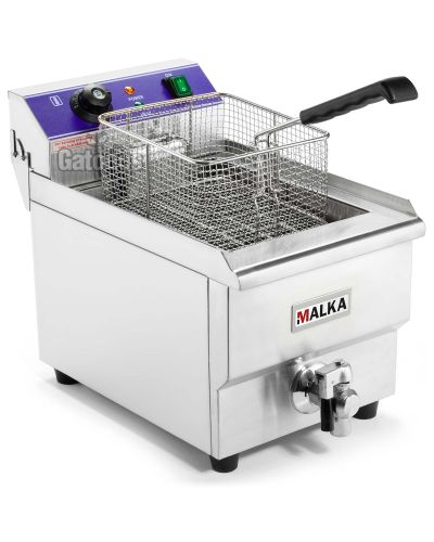 Freidora 16 litros Malka FES16 abierta
